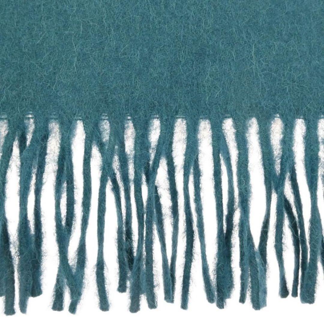 小物 The Inoue Brothers Brushed Scarf teal