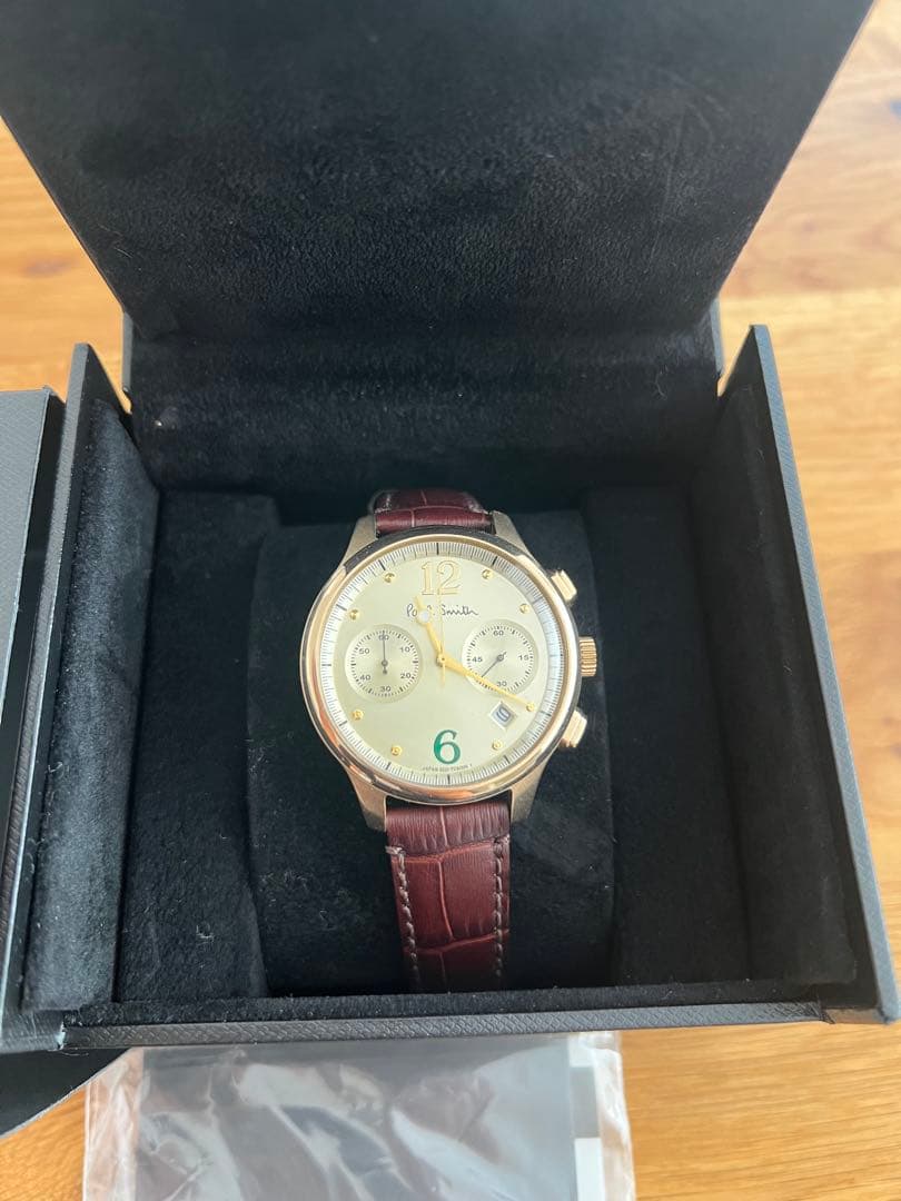 Paul Smith クロノグラフ 腕時計 ゴールド/ブラウン