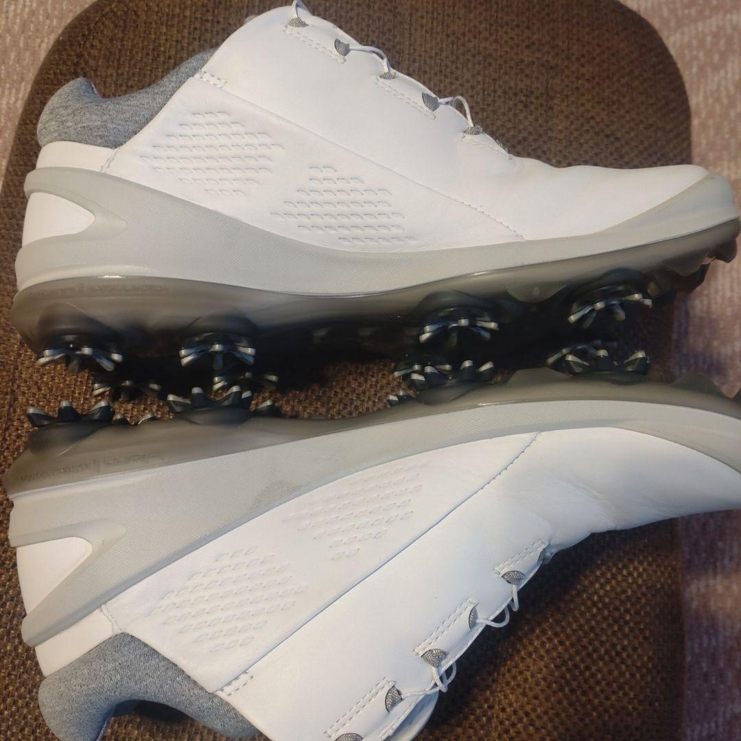 【美品】ECCO　エコー　ゴルフシューズ　BOA　25.5〜26cm　ホワイト