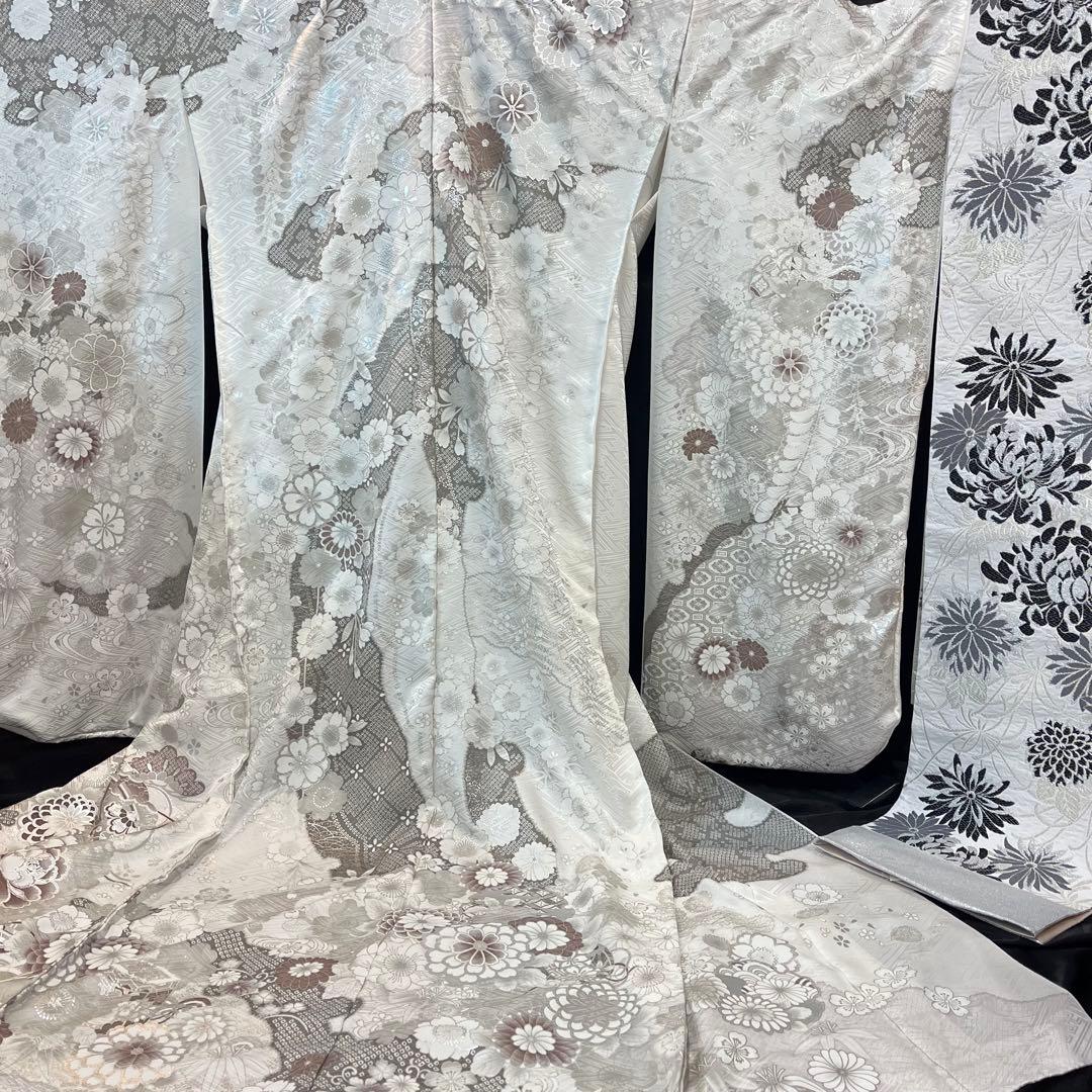 ◾️振袖フルセット■オーダー仕立て付き■新作■白地正絹■振袖一式■成人式振り袖