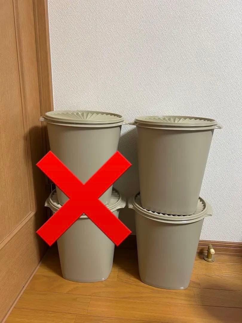 みどりのねこ　保存容器セット 4個 ピンク