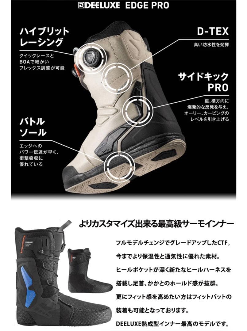 DEELUXE EDGE PRO CTF 25.5センチ　エッジプロ