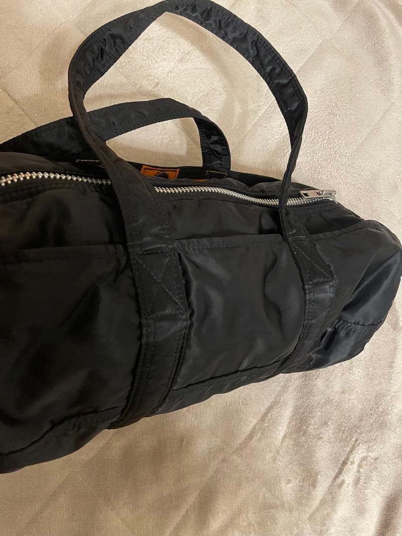PORTER タンカー　ブラック ドラムバッグ ポーターボストンバッグL