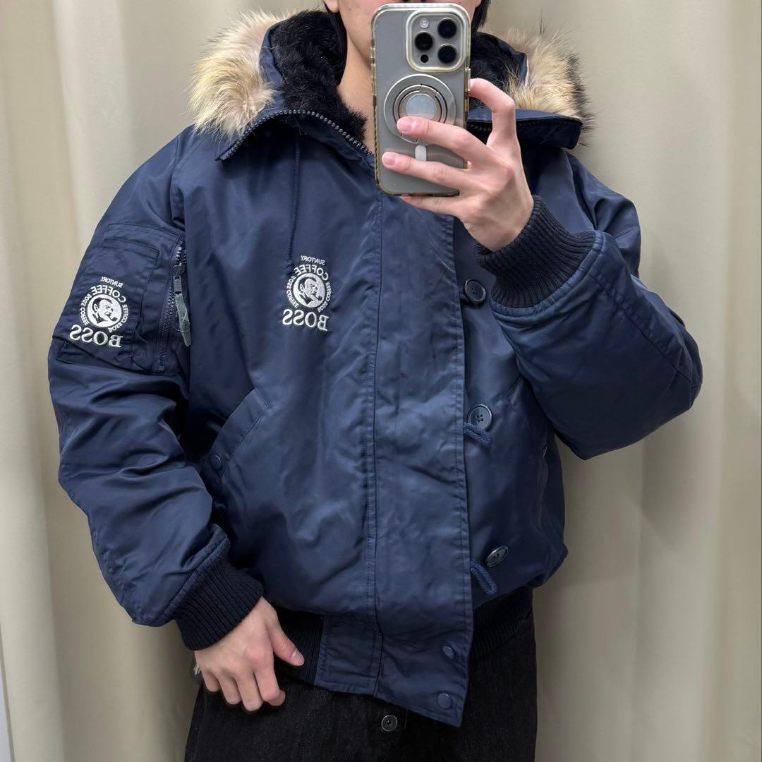 激レア BOSS N2B 短丈 フライトジャケット 古着 vintage