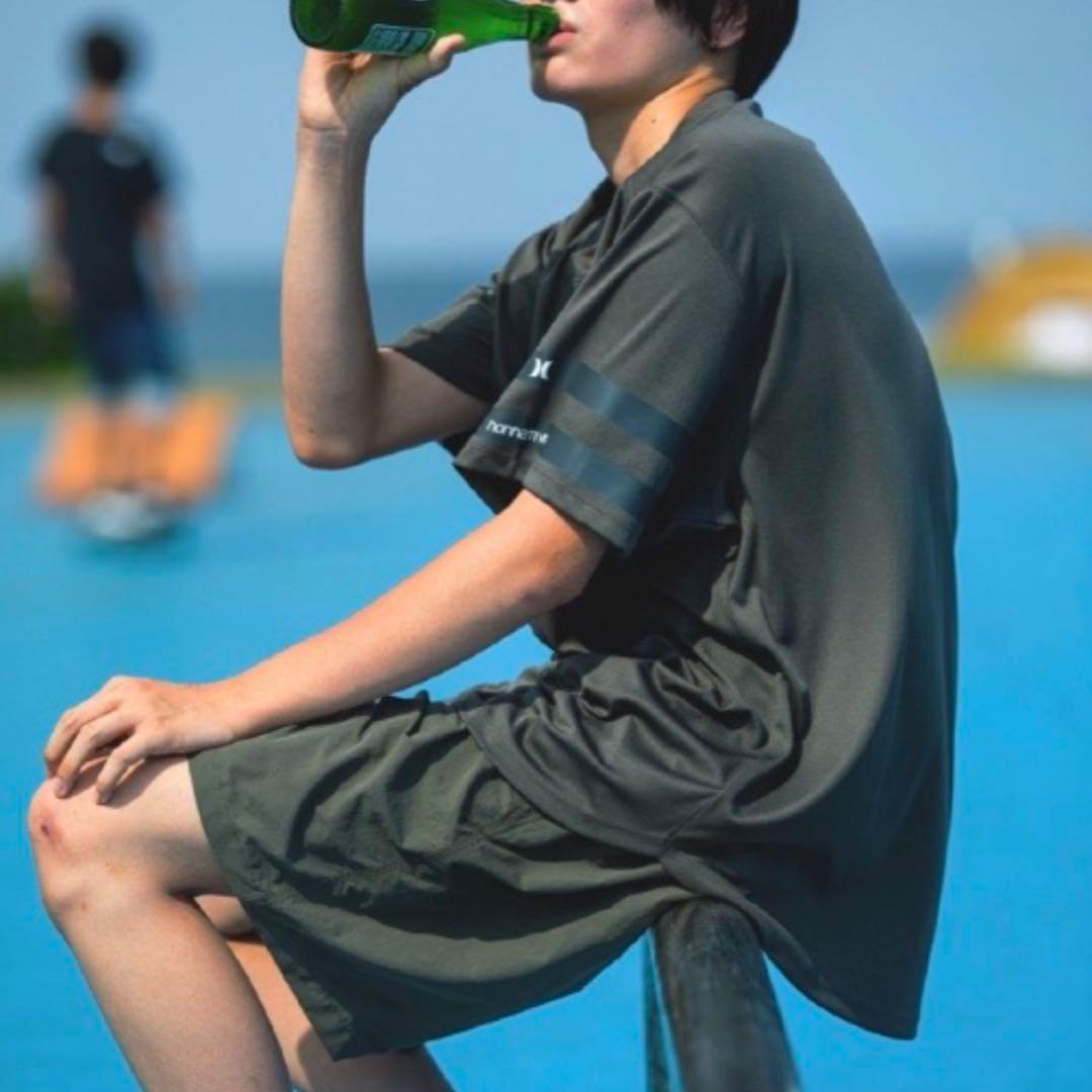 nonnative × Hurley SURF TEE POLY JERSEY