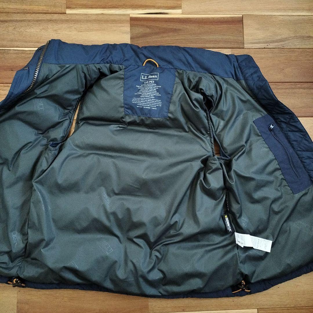 【美品】エルエルビーン　マウンテンクラシックダウンベスト　レディースМ　紺