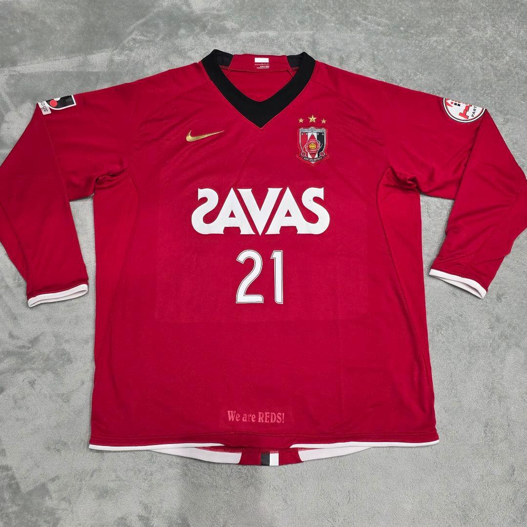 浦和レッズ　2008　梅崎　ユニフォーム　長袖　XL　NIKE　ナイキ　ホーム