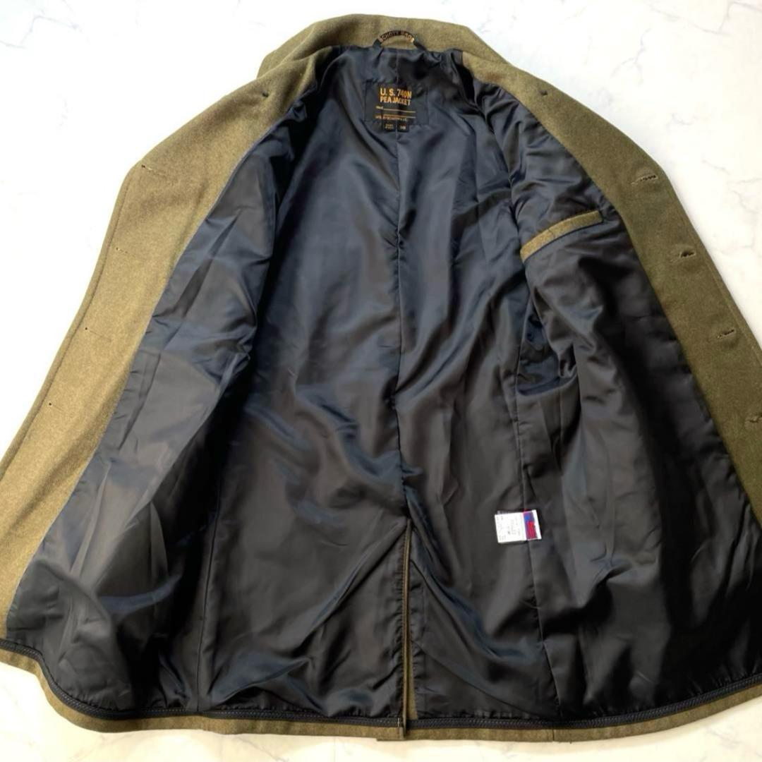 Schott ショット 753UST ピーコート ウール USA製 カーキ M