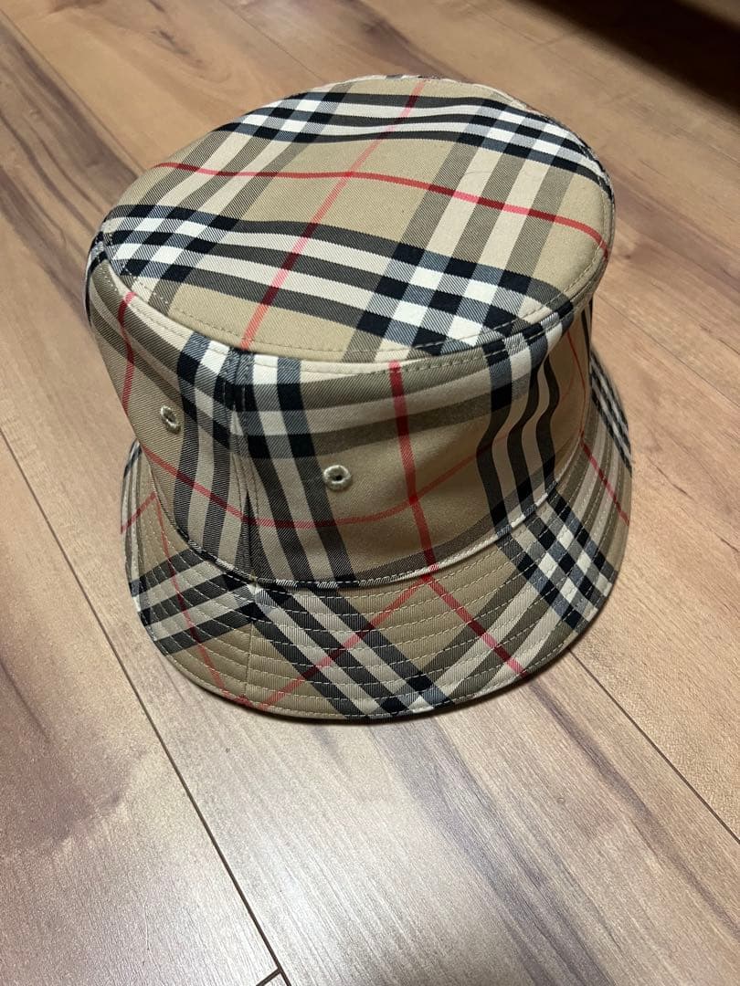 バーバリー チェック柄 バケットハット Lサイズ