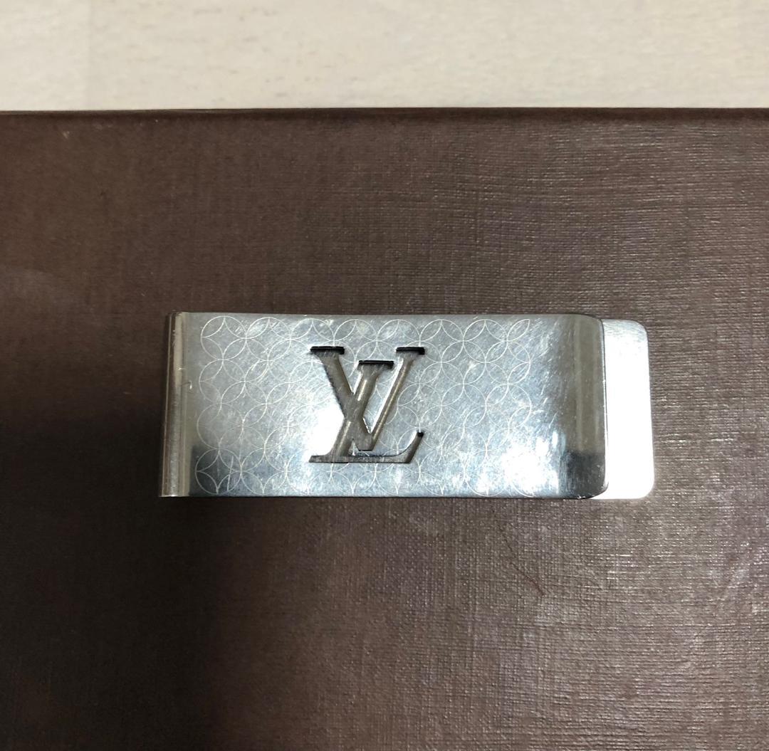 LOUIS VUITTON シルバー パンス ビエ シャンゼリゼ マネークリップ