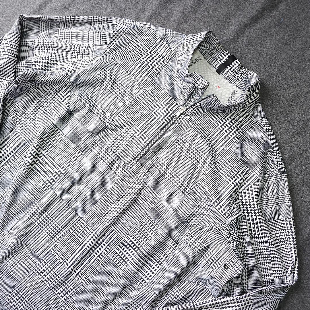 近年 RLX ポロラルフローレン グレンチェック柄撥水ブルゾンジャケット XL