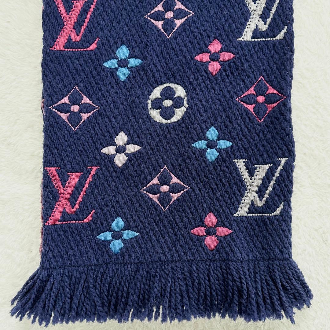 ルイヴィトン　エシャルプロゴマニア　レインボーモノグラム　マフラー　M70899