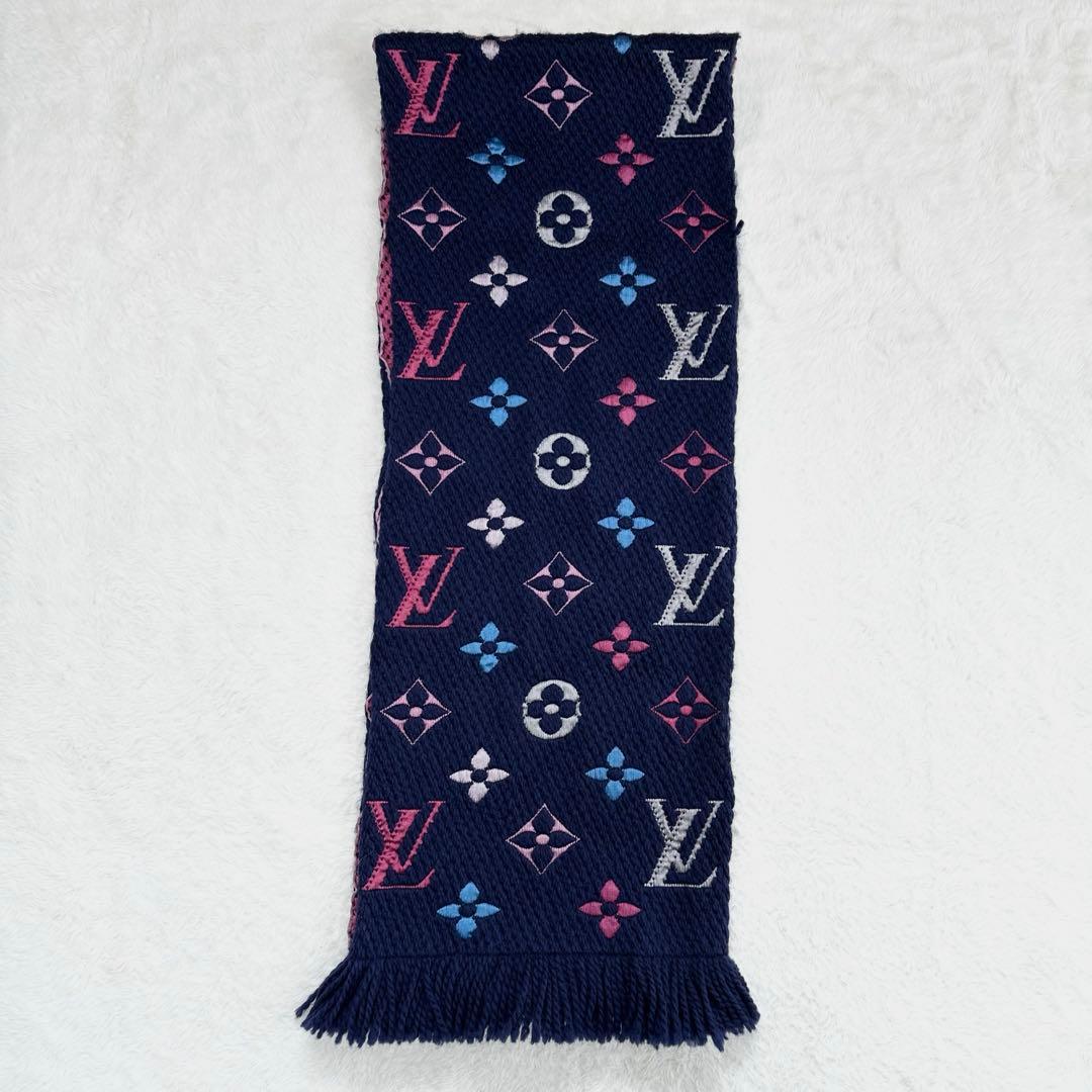 ルイヴィトン　エシャルプロゴマニア　レインボーモノグラム　マフラー　M70899