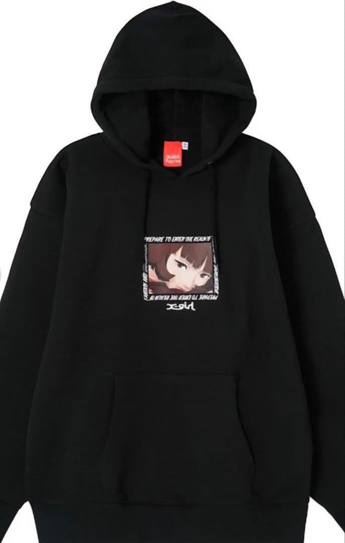 X-girl　Paprika 　コラボ　パーカー 黒　新品未使用未開封　Sサイズ