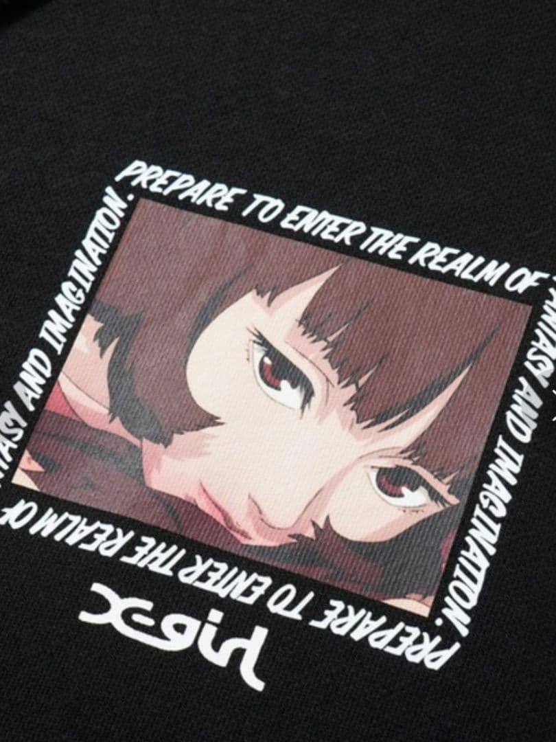 X-girl　Paprika 　コラボ　パーカー 黒　新品未使用未開封　Sサイズ