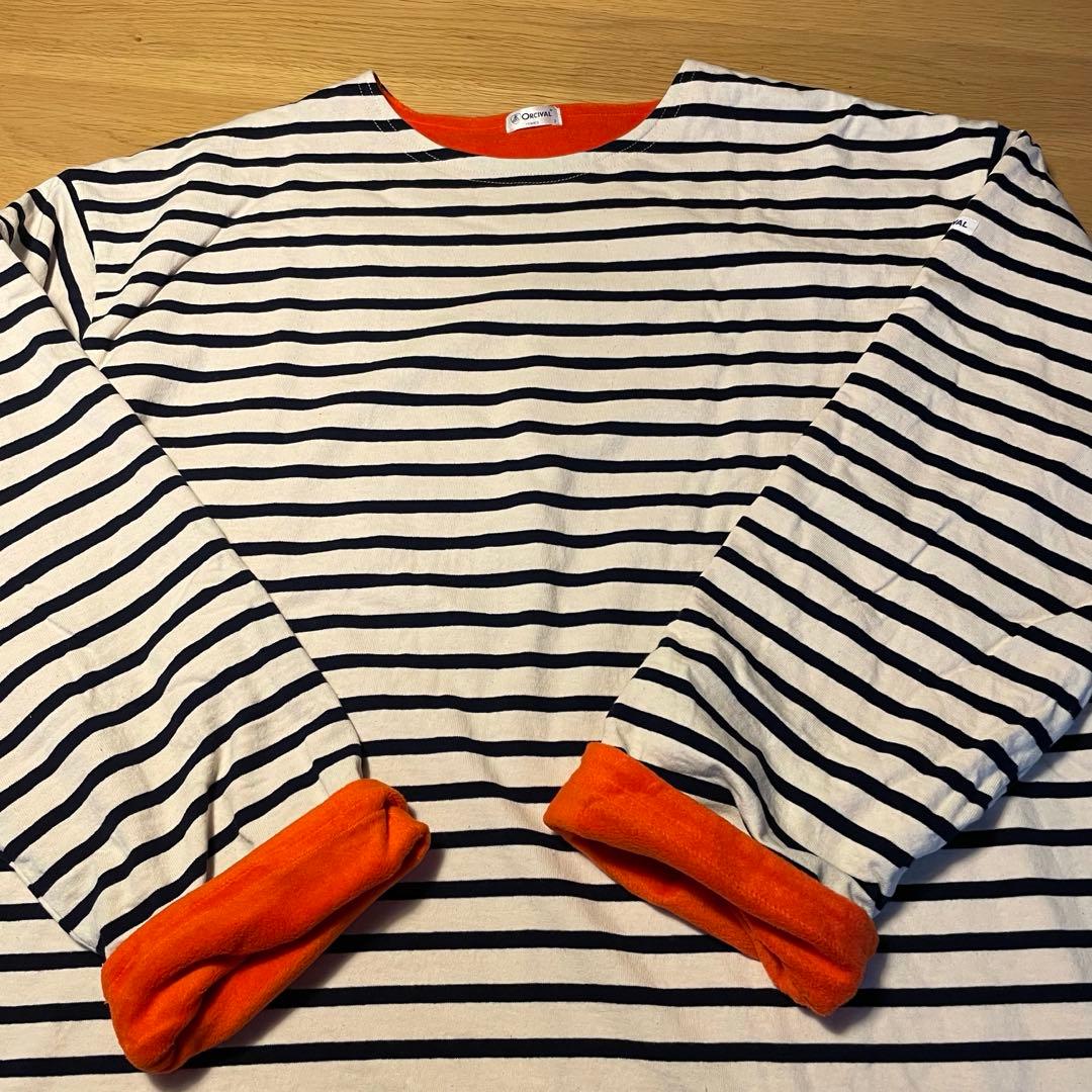 ORCIVAL 裏フリース クルーネックプルオーバー MEN