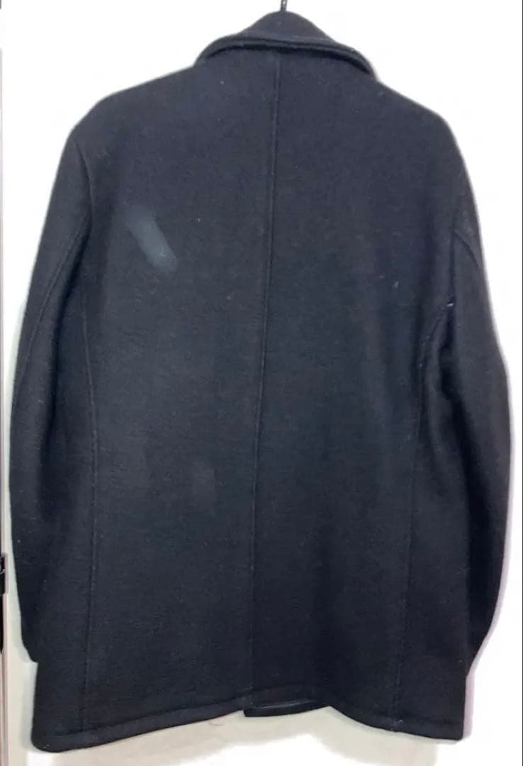 Schott 黒 ウール ピーコート 36 シングル　レア　ビンテージ　最終