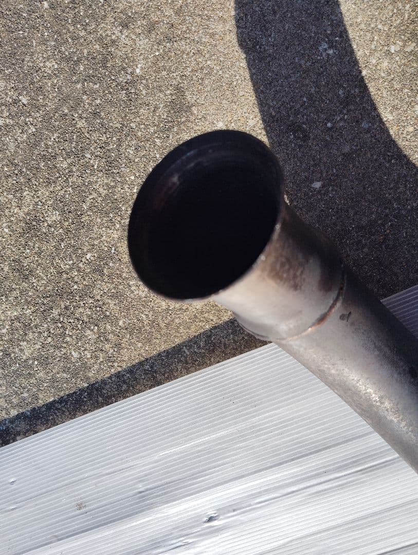 ステンレス シングルストレート出し マフラー トヨタbBやイストやシエンタ