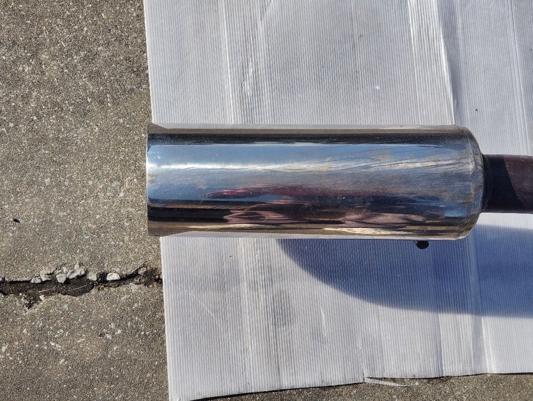 ステンレス シングルストレート出し マフラー トヨタbBやイストやシエンタ