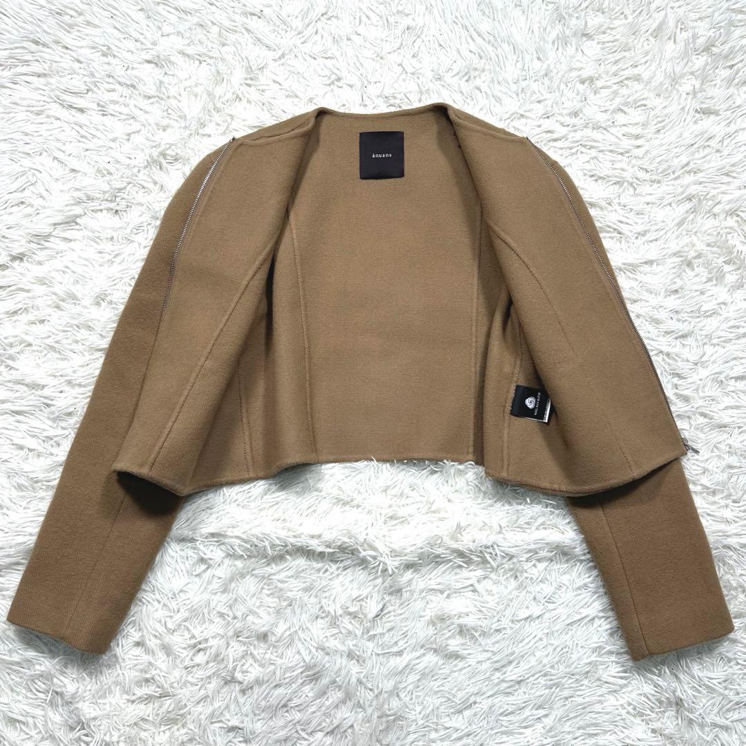 完売品　アニュアンス ウール ダブルクロス リバー ショート ジャケット