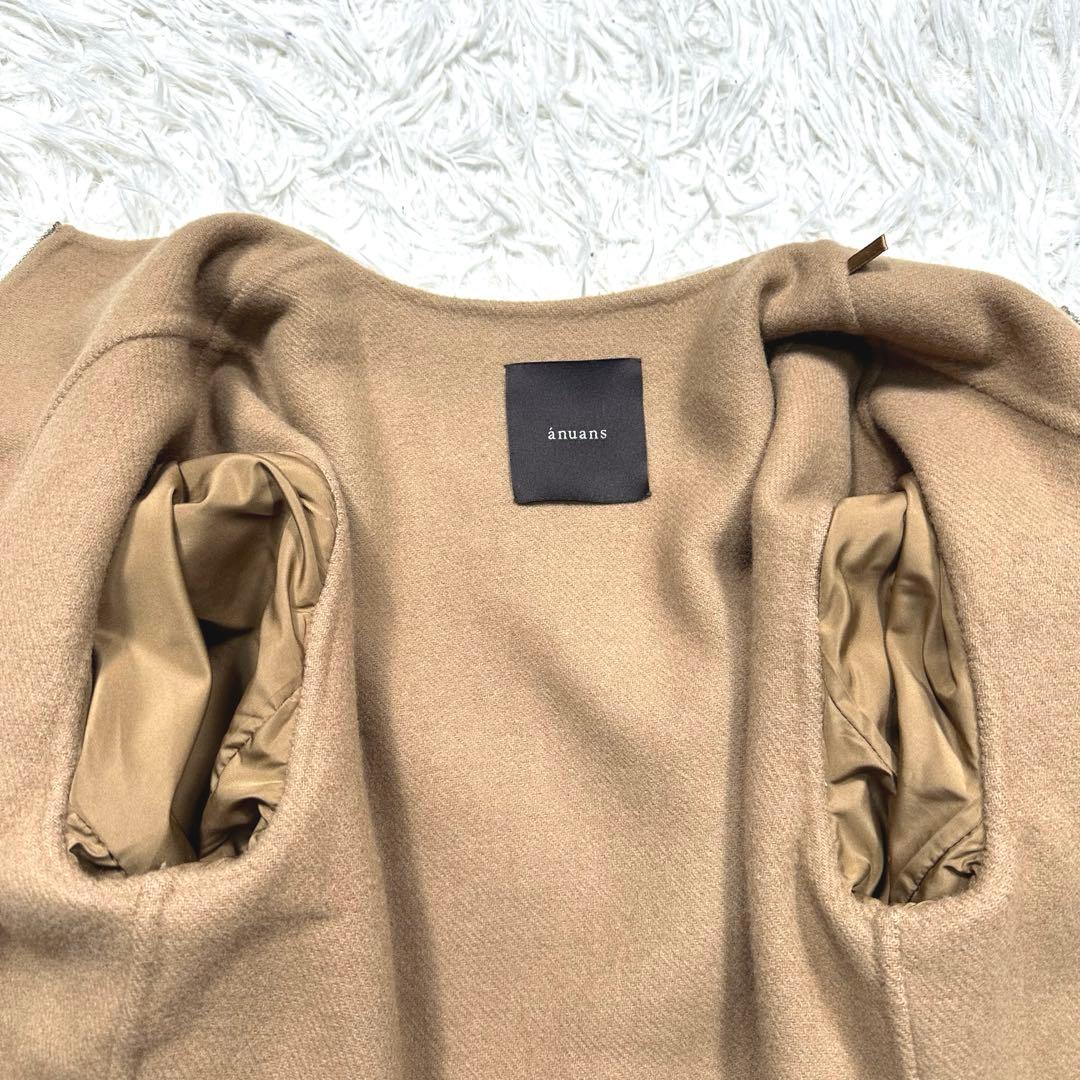 完売品　アニュアンス ウール ダブルクロス リバー ショート ジャケット