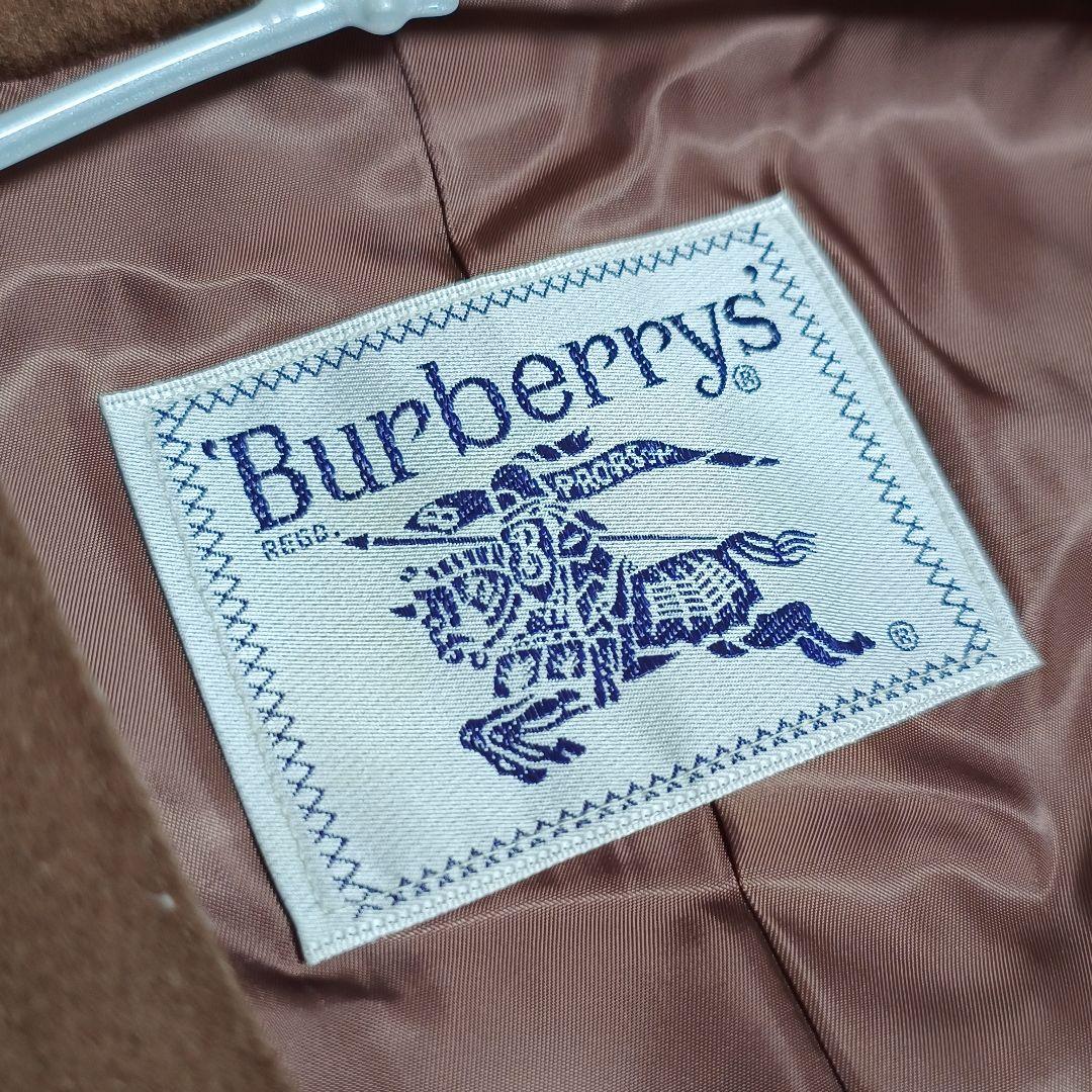 【美品】BURBERRY ウール カシミアロングコート ダブルブレスト