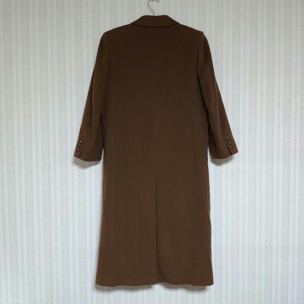 【美品】BURBERRY ウール カシミアロングコート ダブルブレスト