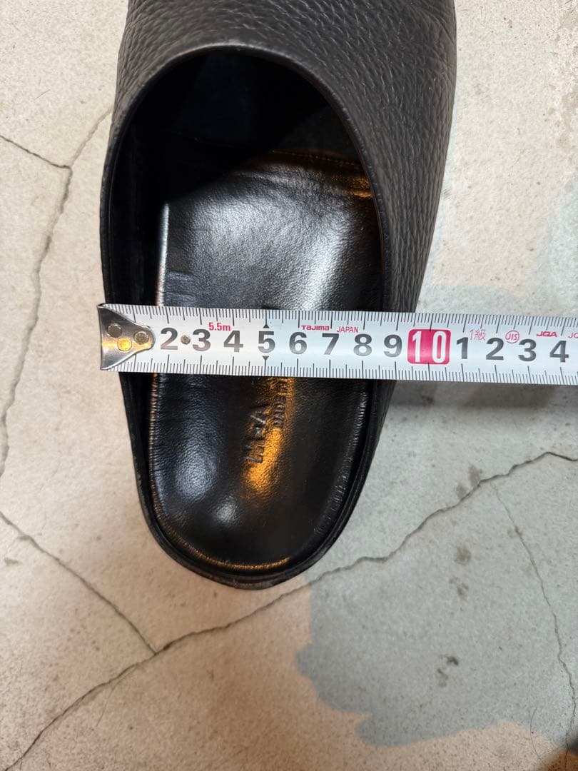MARNI レザーサンダル　ブラック 42