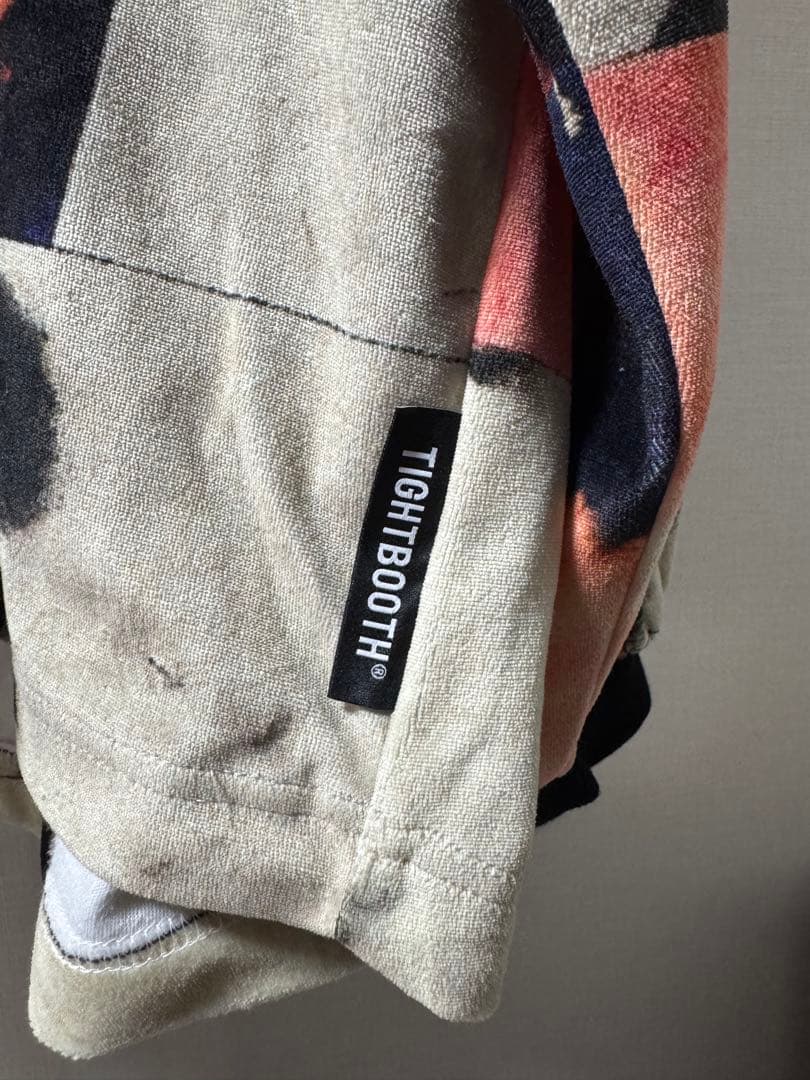 TIGHTBOOTH XL 抽象パターン 長袖カットソー