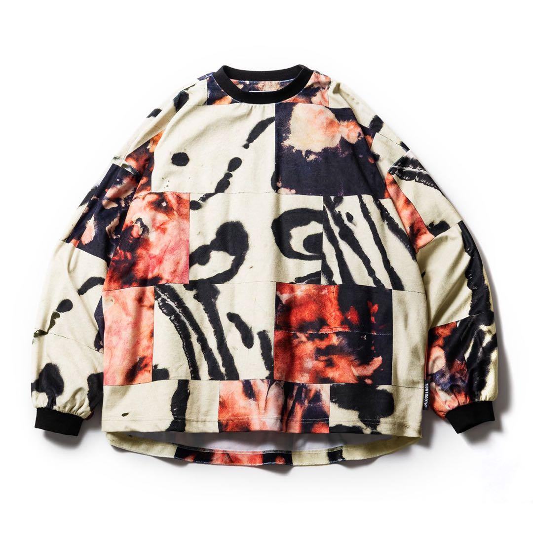 TIGHTBOOTH XL 抽象パターン 長袖カットソー