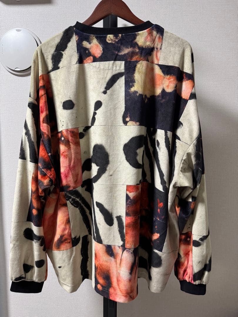 TIGHTBOOTH XL 抽象パターン 長袖カットソー