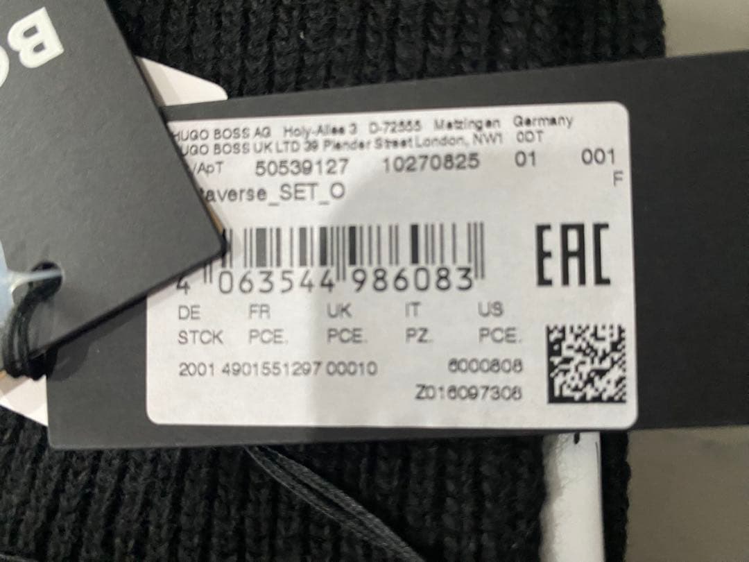 BOSS メンズ　マフラー