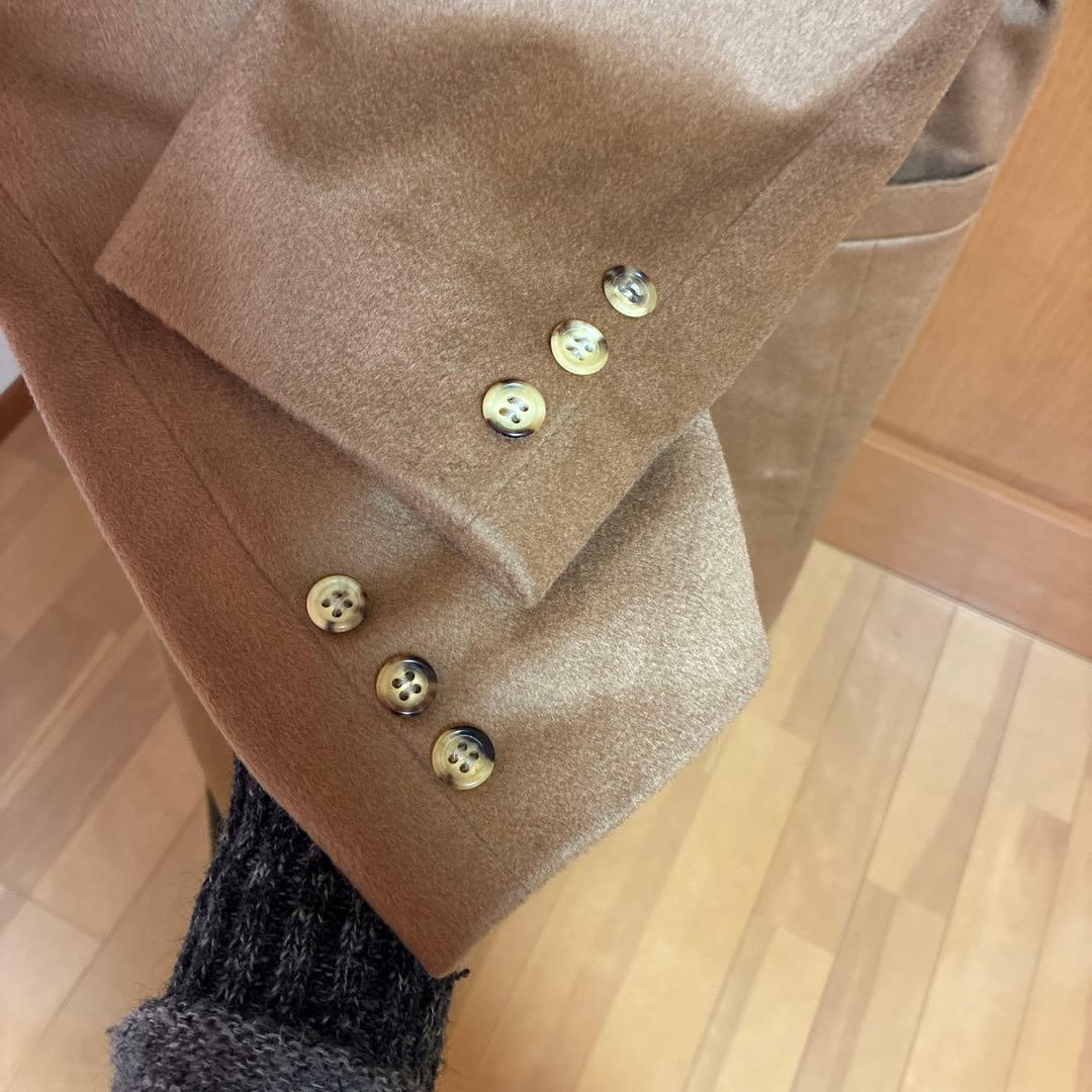 【極美品】アクアスキュータム　カシミヤ100　 トレンチコート　ダブル　ロング