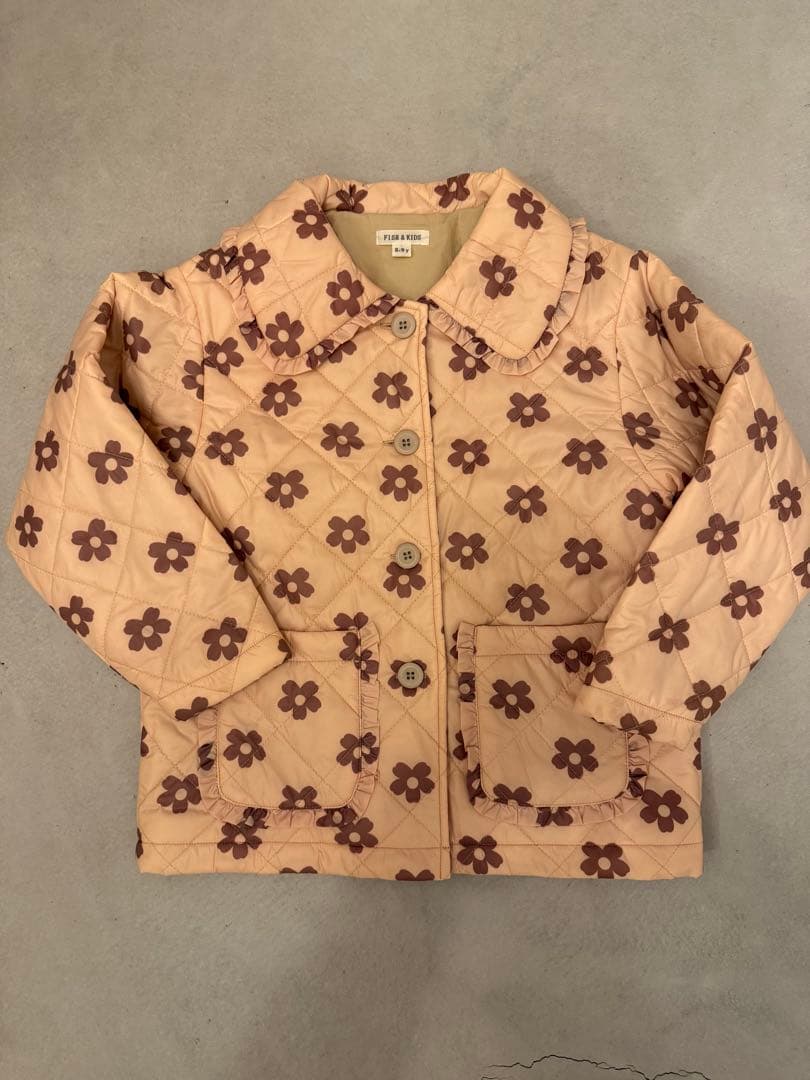 【新品】FISH & KIDS 花柄ジャケット 8-9y