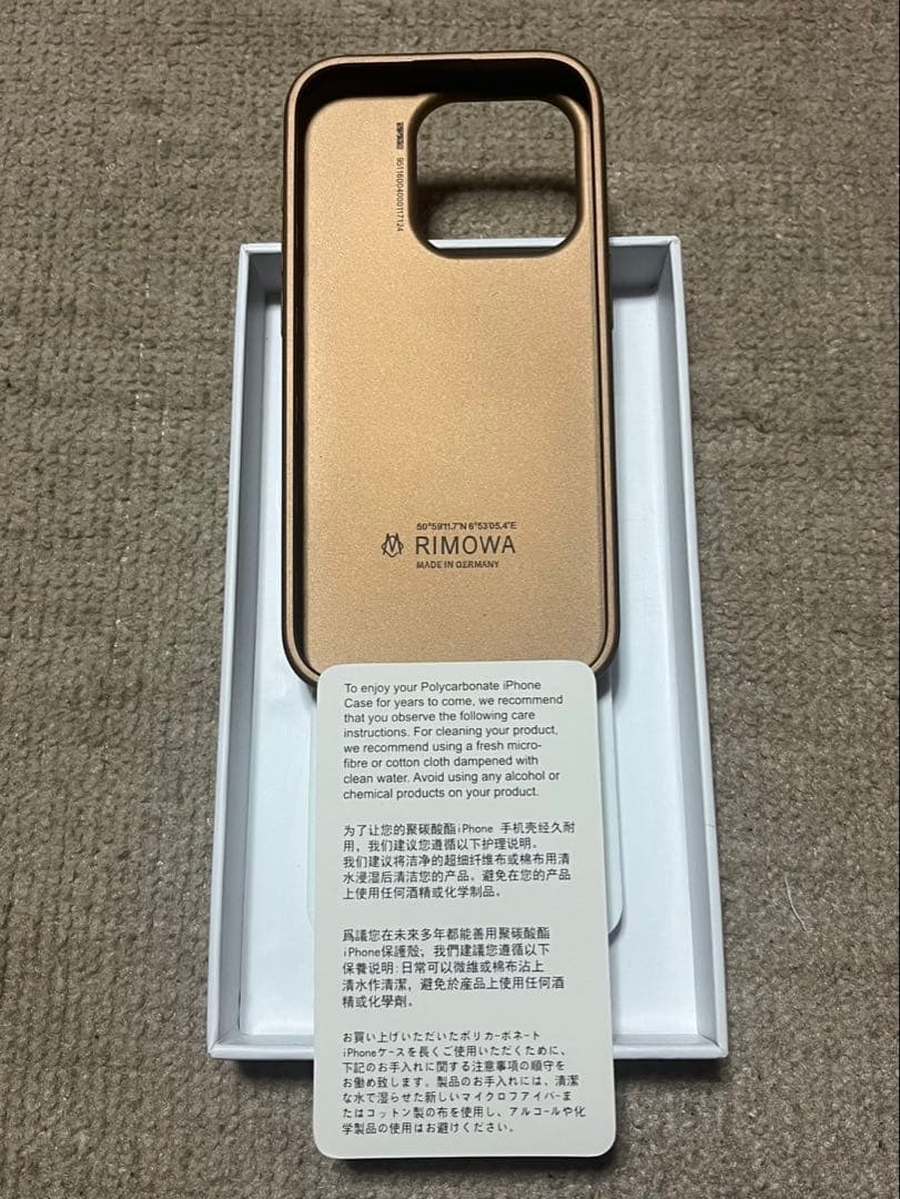 RIMOWA iPhone 15PRO MAX用ケース