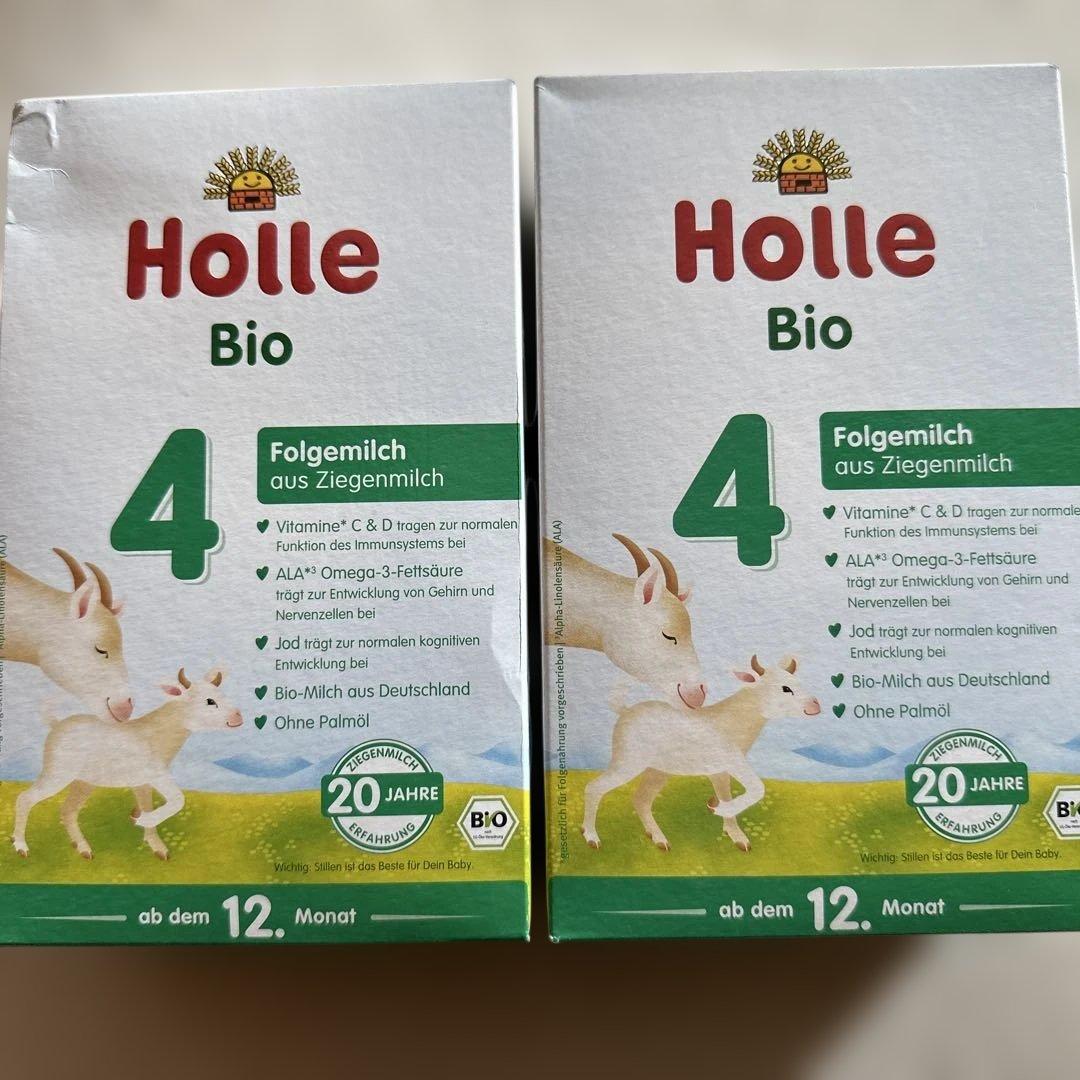 新品未開封ホレ Holle 山羊 ヤギ粉ミルク Step 4、400g