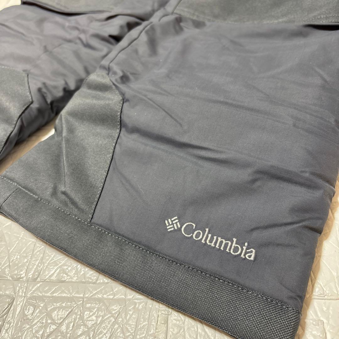 美品　Columbia スキー　スノーパンツ　ビブパンツ　M 140 グレー即日