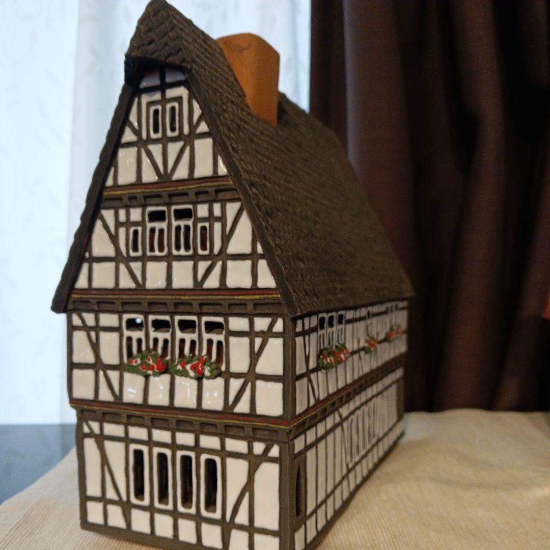 【超メルカリ祭限定】ライト付リトアニアキャンドルハウス3点セット　刻印あり