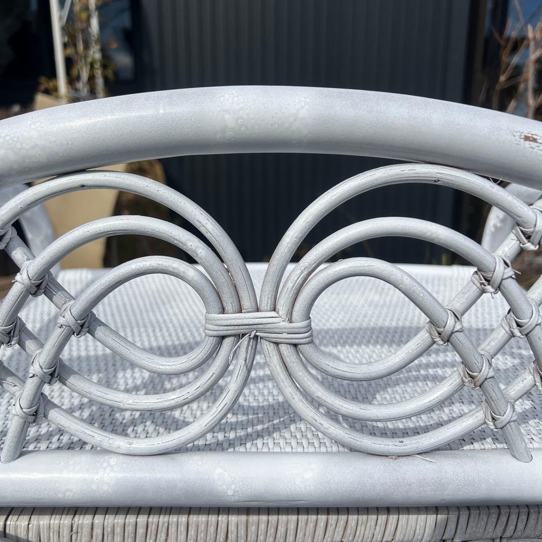 籐家具 ラタン エスニック アジアンラック チェスト 引き出し ホワイトラタン