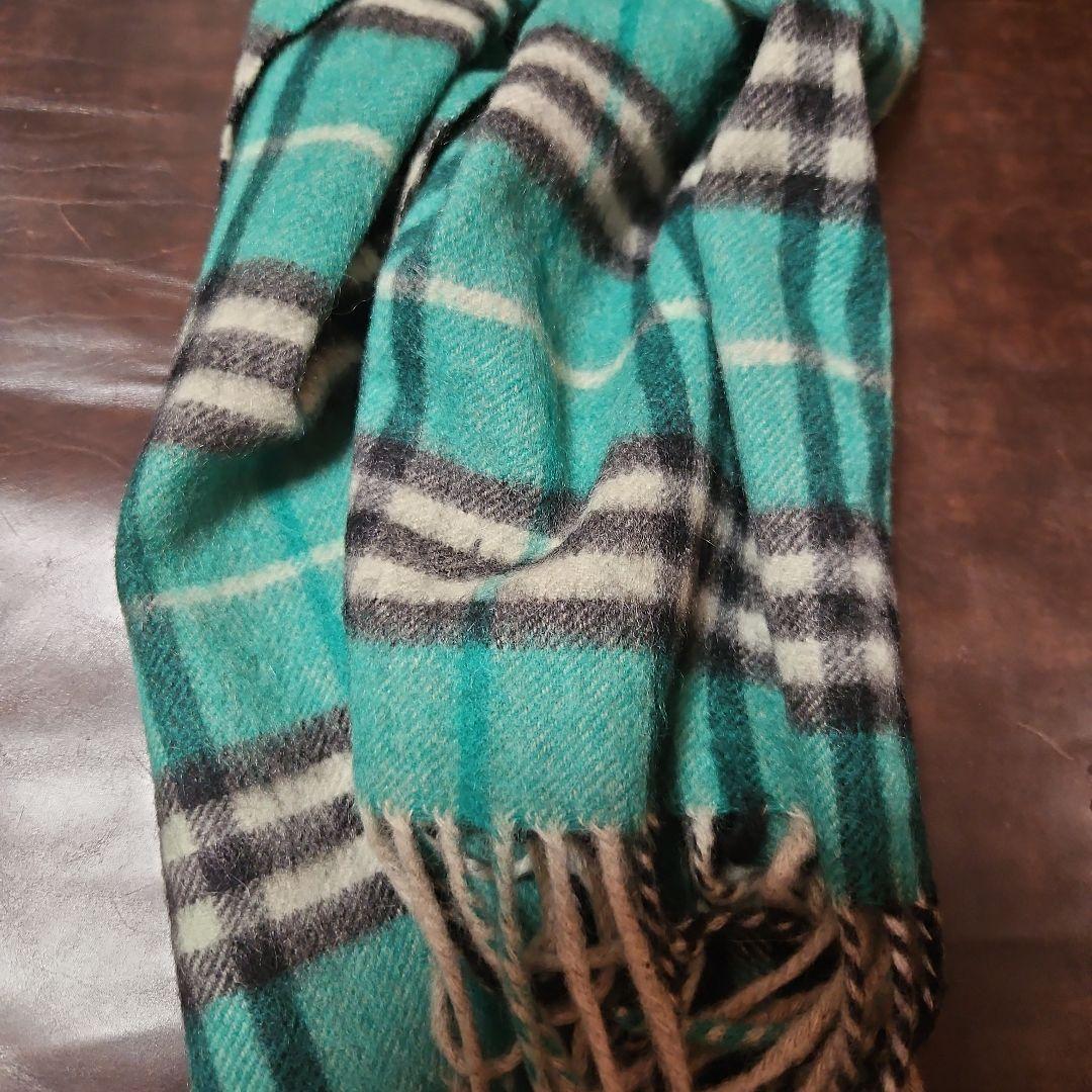 BURBERRY　バーバリー　大判カシミヤマフラー