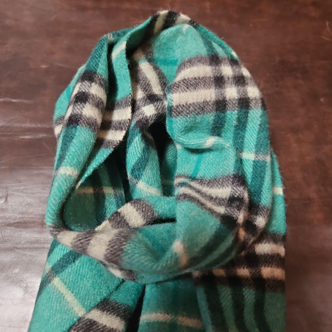 BURBERRY　バーバリー　大判カシミヤマフラー