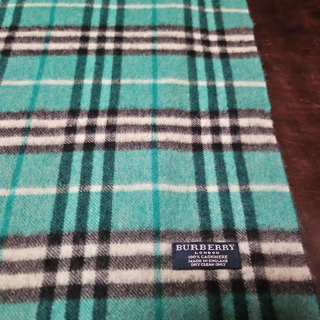 BURBERRY　バーバリー　大判カシミヤマフラー