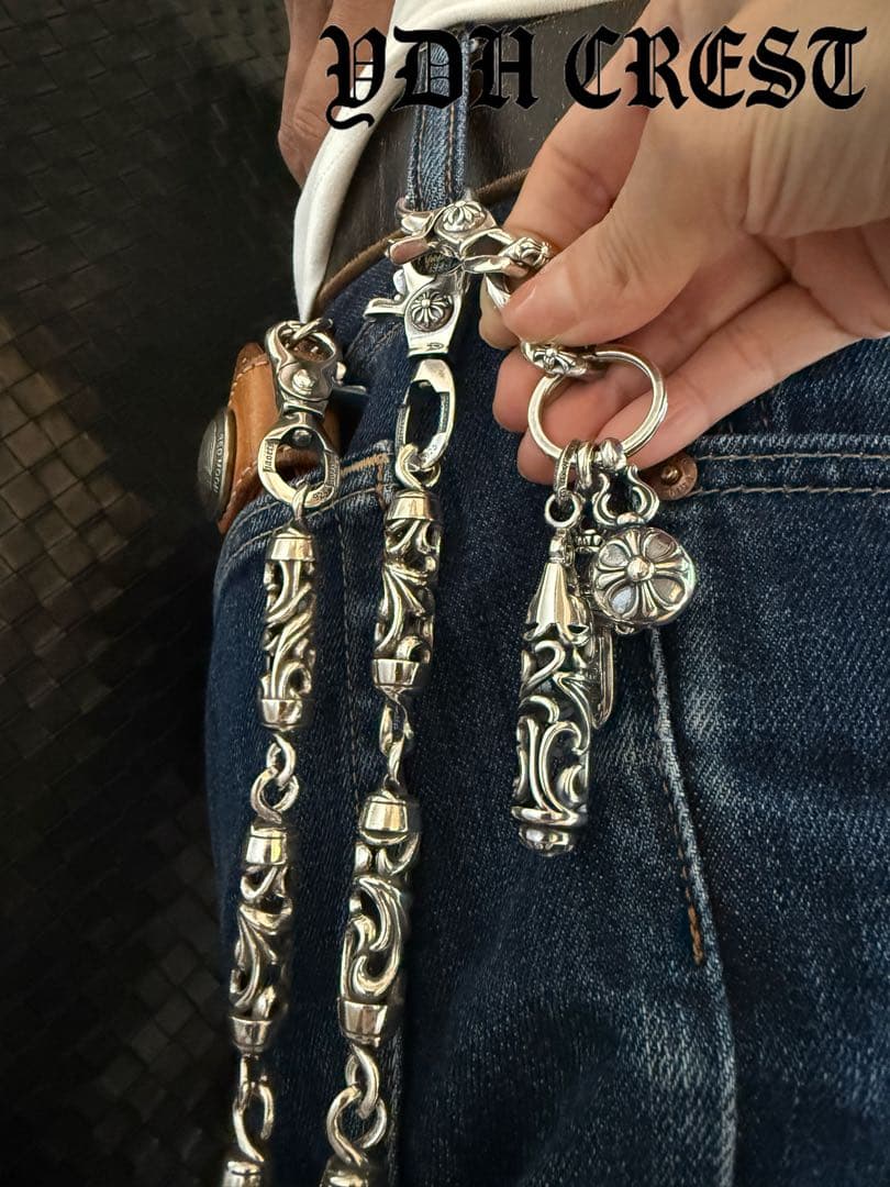 ★TARUGATA　ウォレットチェーン　バイカー必須ウォレットシルバーチェーン