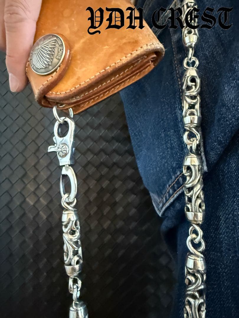 ★TARUGATA　ウォレットチェーン　バイカー必須ウォレットシルバーチェーン