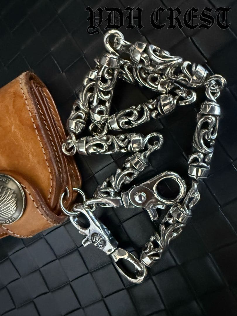 ★TARUGATA　ウォレットチェーン　バイカー必須ウォレットシルバーチェーン