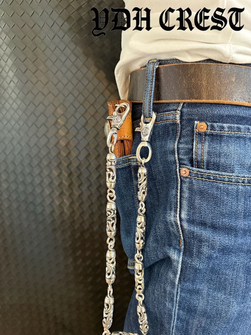 ★TARUGATA　ウォレットチェーン　バイカー必須ウォレットシルバーチェーン