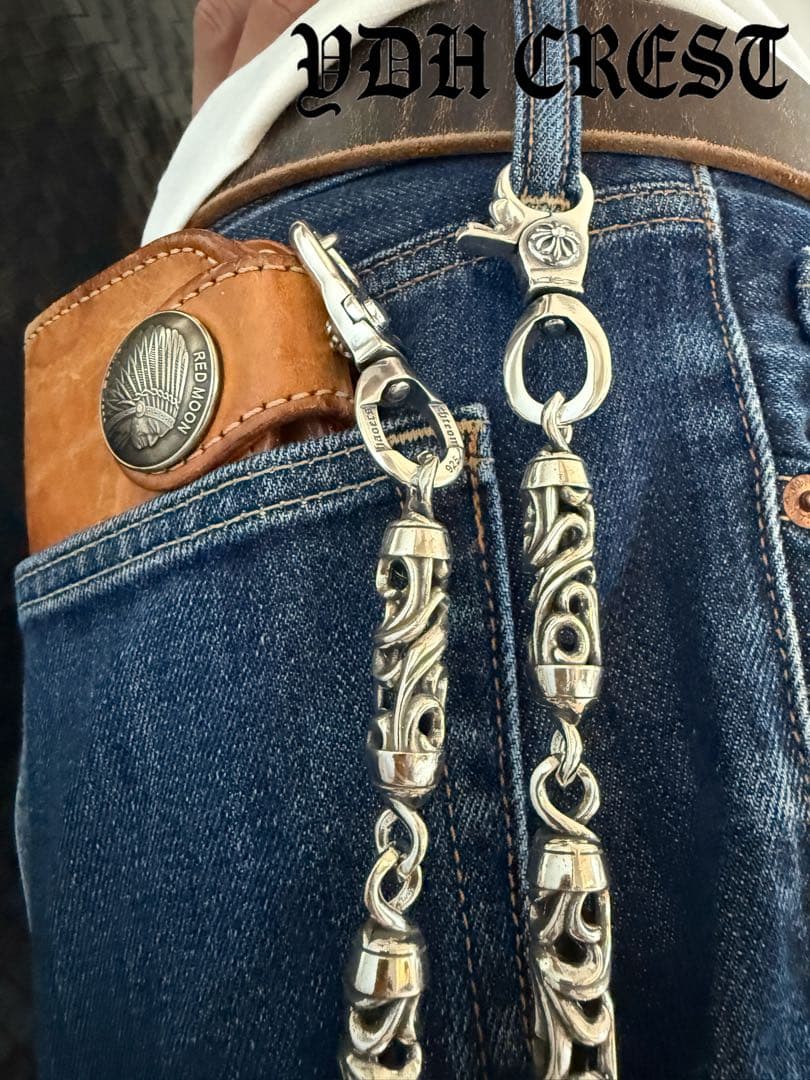 ★TARUGATA　ウォレットチェーン　バイカー必須ウォレットシルバーチェーン