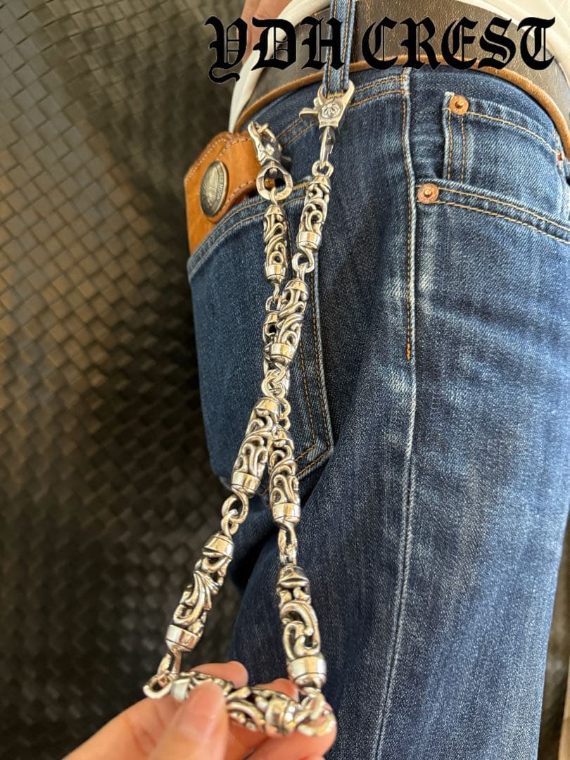 ★TARUGATA　ウォレットチェーン　バイカー必須ウォレットシルバーチェーン