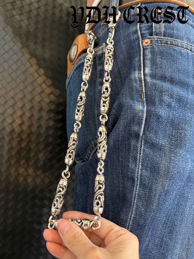 ★TARUGATA　ウォレットチェーン　バイカー必須ウォレットシルバーチェーン