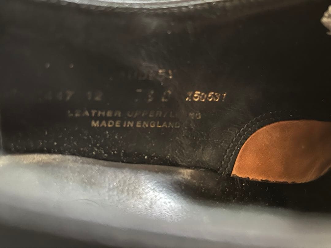 Crockett & Jones Audley ハンドグレード 7 1/2